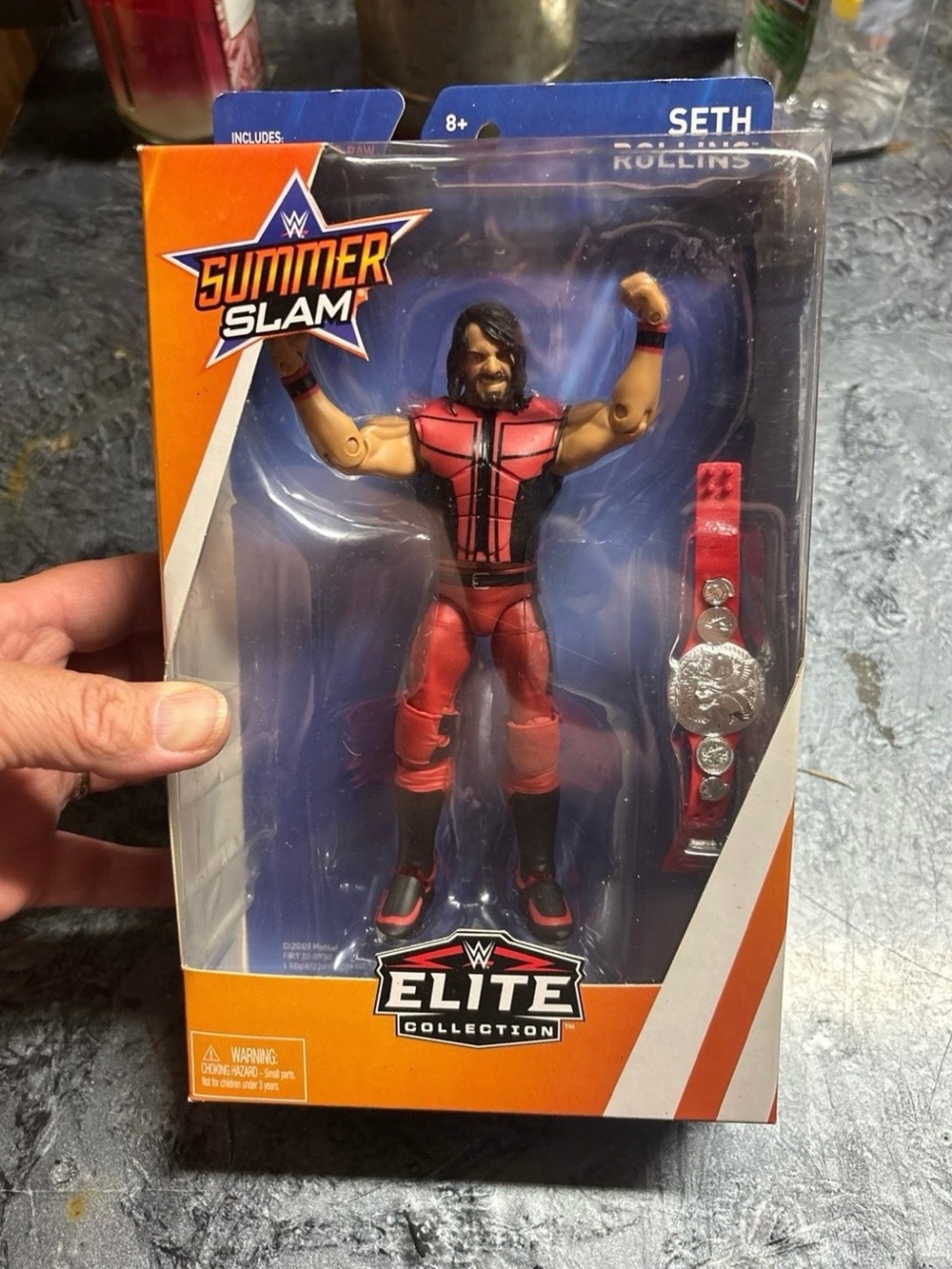 2018 WWE Seth Rollins Elite Collection - Summer Slam action figure. NIB